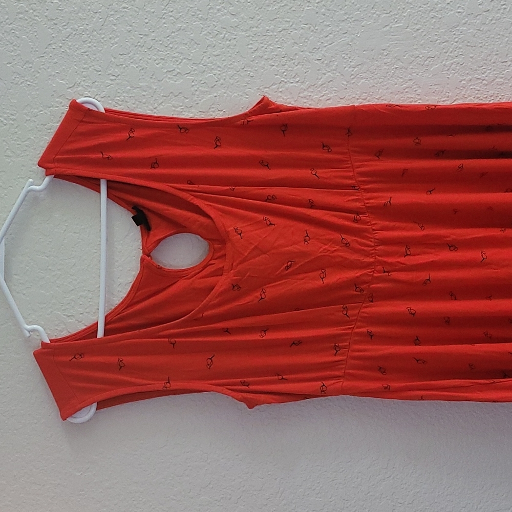 Torrid size 1 (14/16) red spring dress.